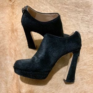 Miu Miu Pony Hair Booties